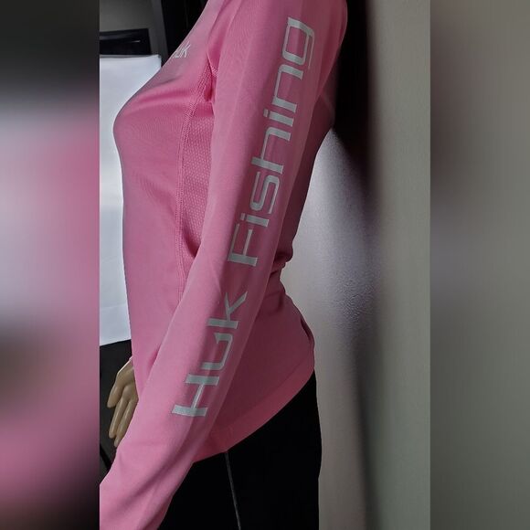 Huk Women's Pink Long Sleeve Top - Picture 6 of 7